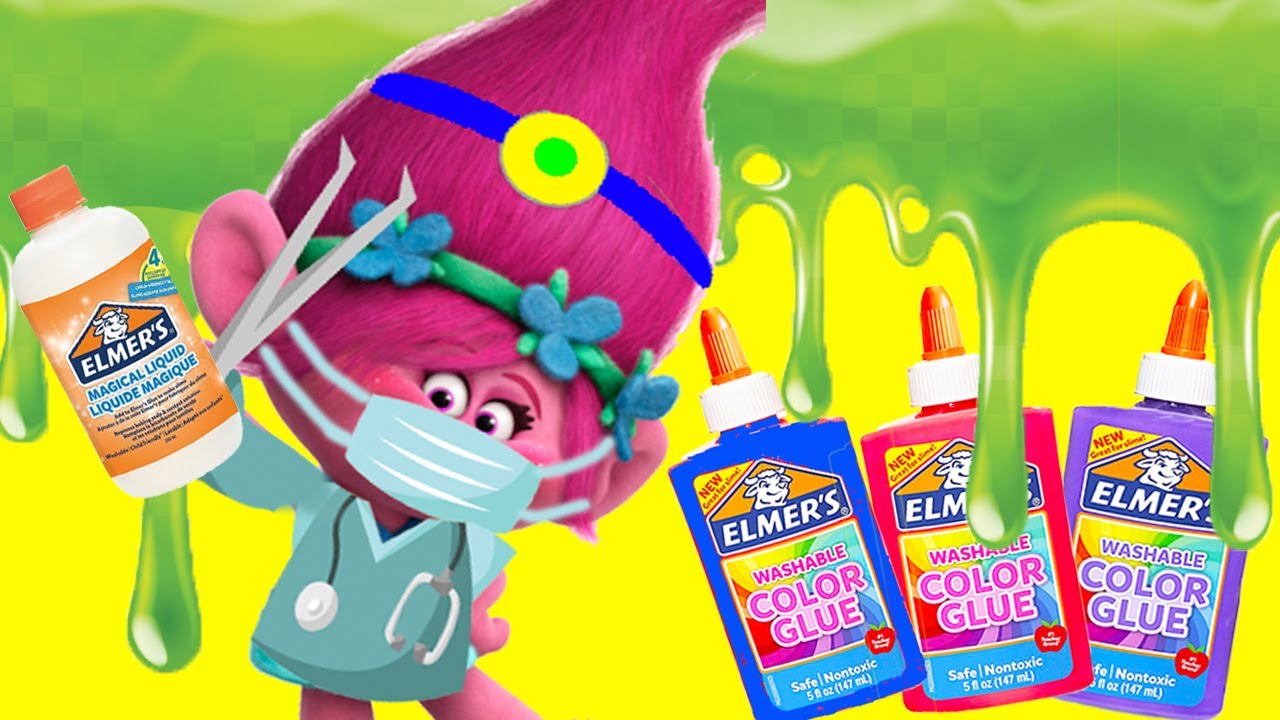 Dreamworks Trolls World Tour How to Make DIY Slime with Poppy #withme