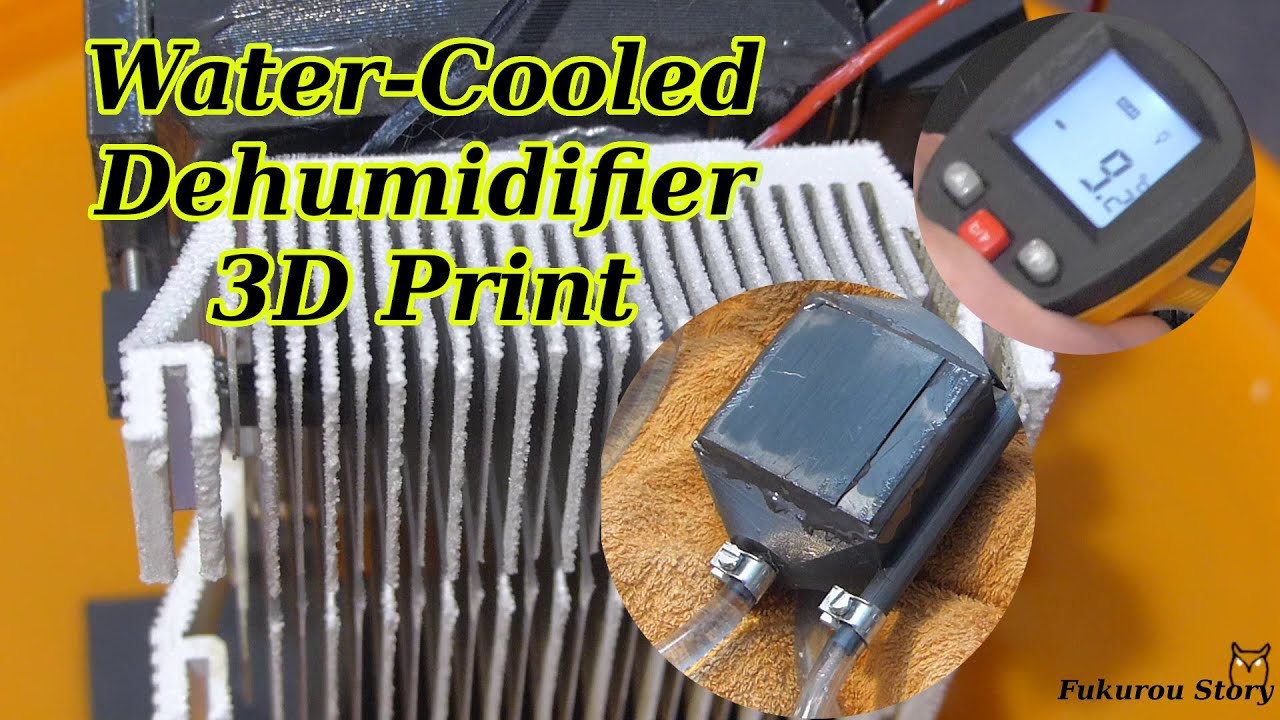Making a water-cooled Peltier Dehumidifier DIY