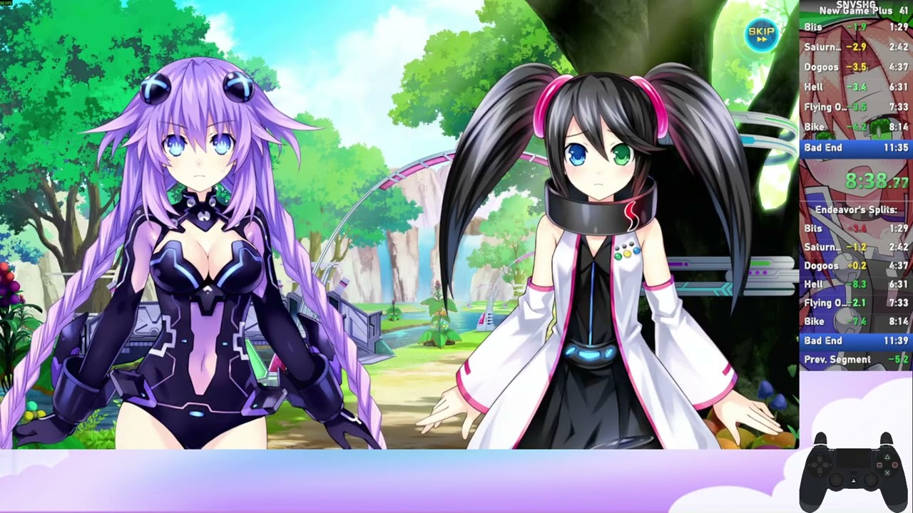Superdimension Neptune Vs Sega Hard Girls | NG+, Bad End Speedrun in 11:30