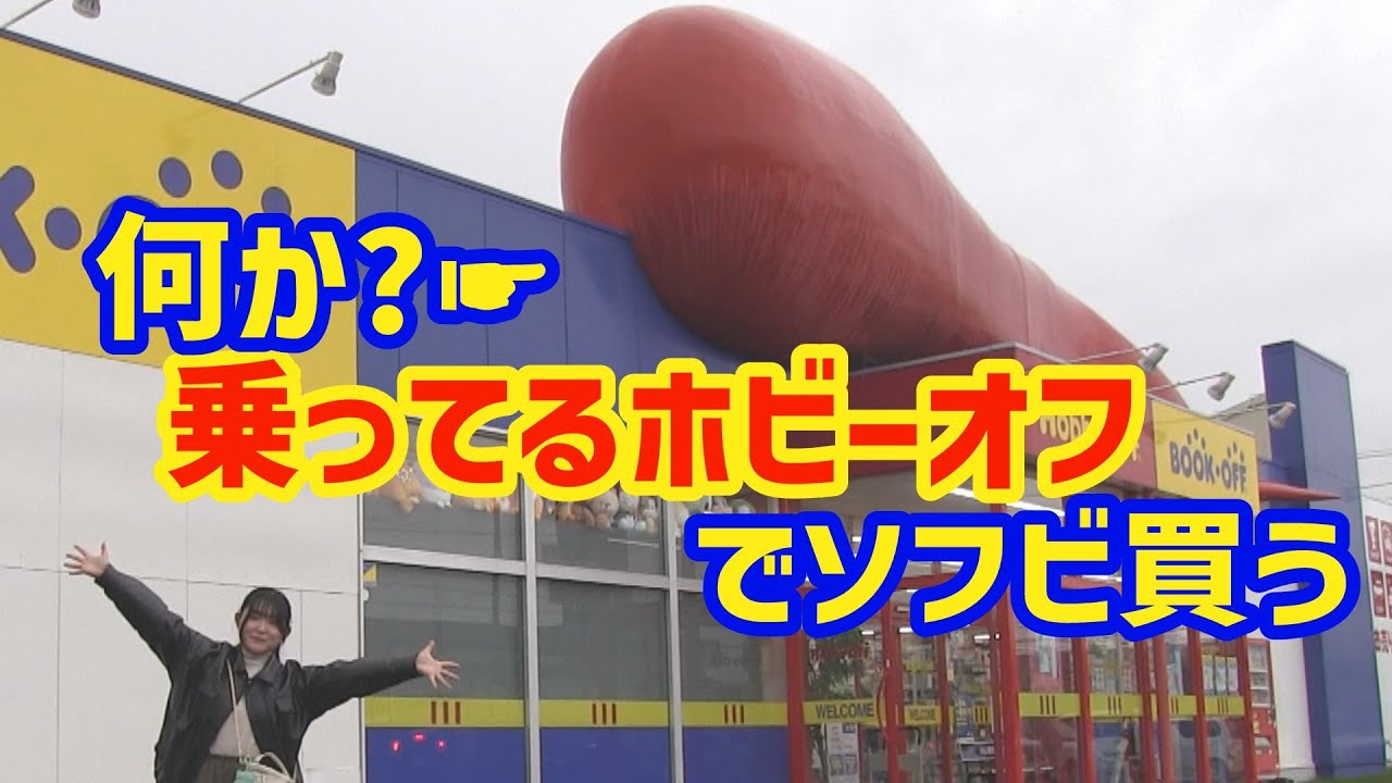 何か乗ってるホビーオフでウルトラマンソフビと可愛いソフビを買いに行く ホビーオフ新潟竹尾店 新潟県[じじいとまごのソフビ話し]