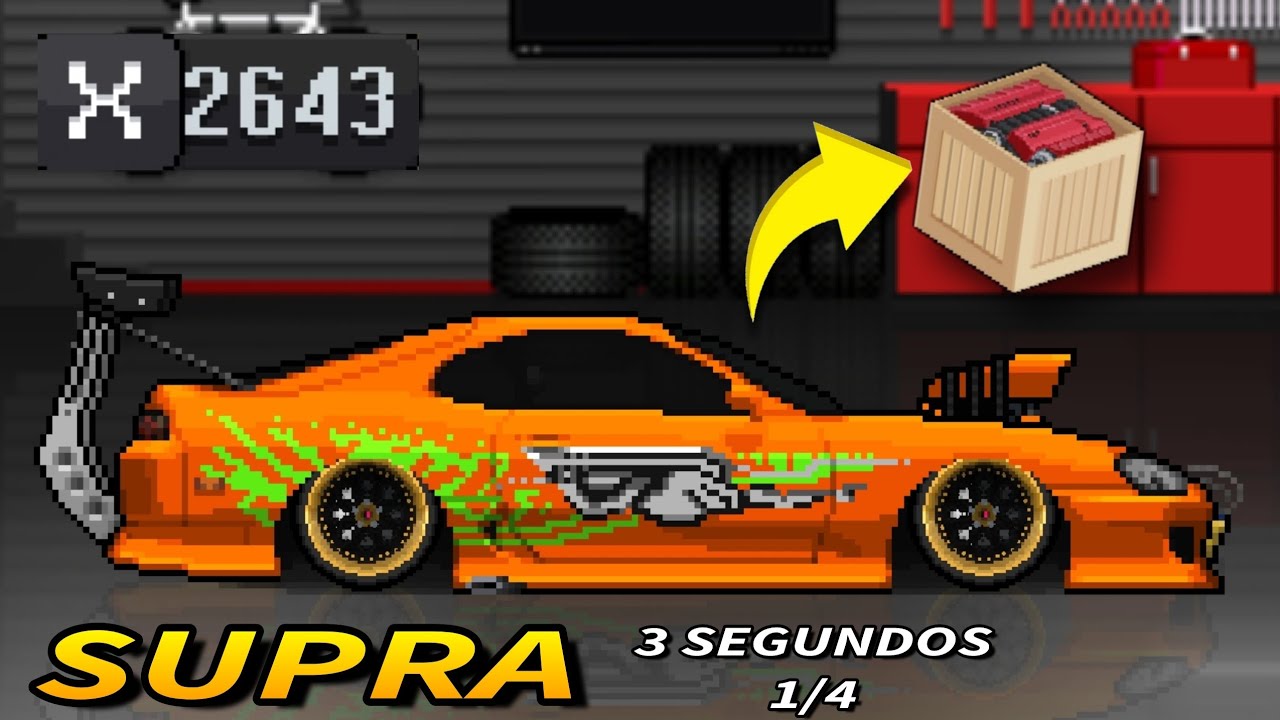 МОДИФИКАЦИЯ САМОЙ БЫСТРОЙ В МИРЕ TOYOTA SUPRA (+10 000 л.с.) // Pixel car racer // Pro league