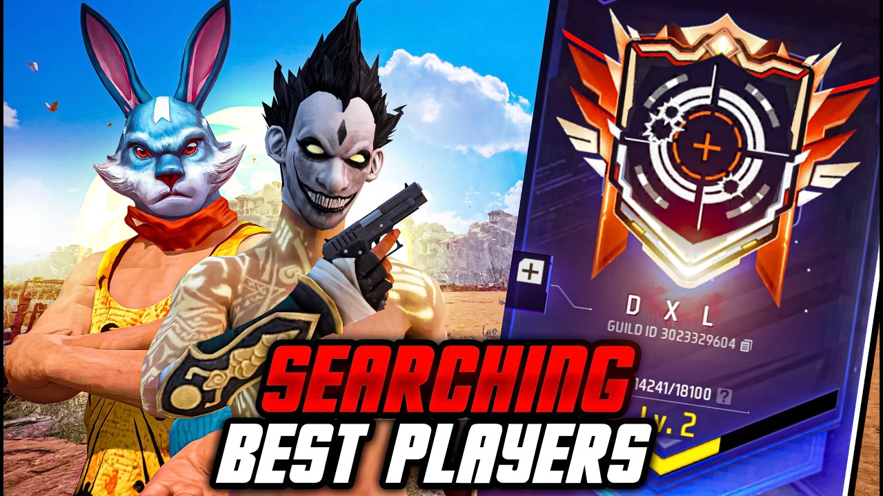 Duran Live 1v1 GUILD TEST LIVE  | Free Fire Guild Test Live | Custom 4v4 Live