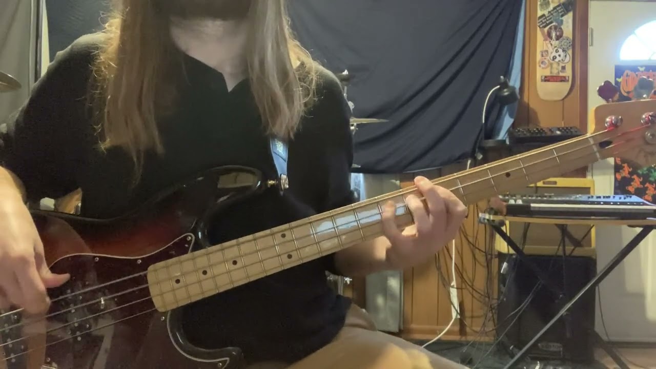 Rush- Roll The Bones- bass cover