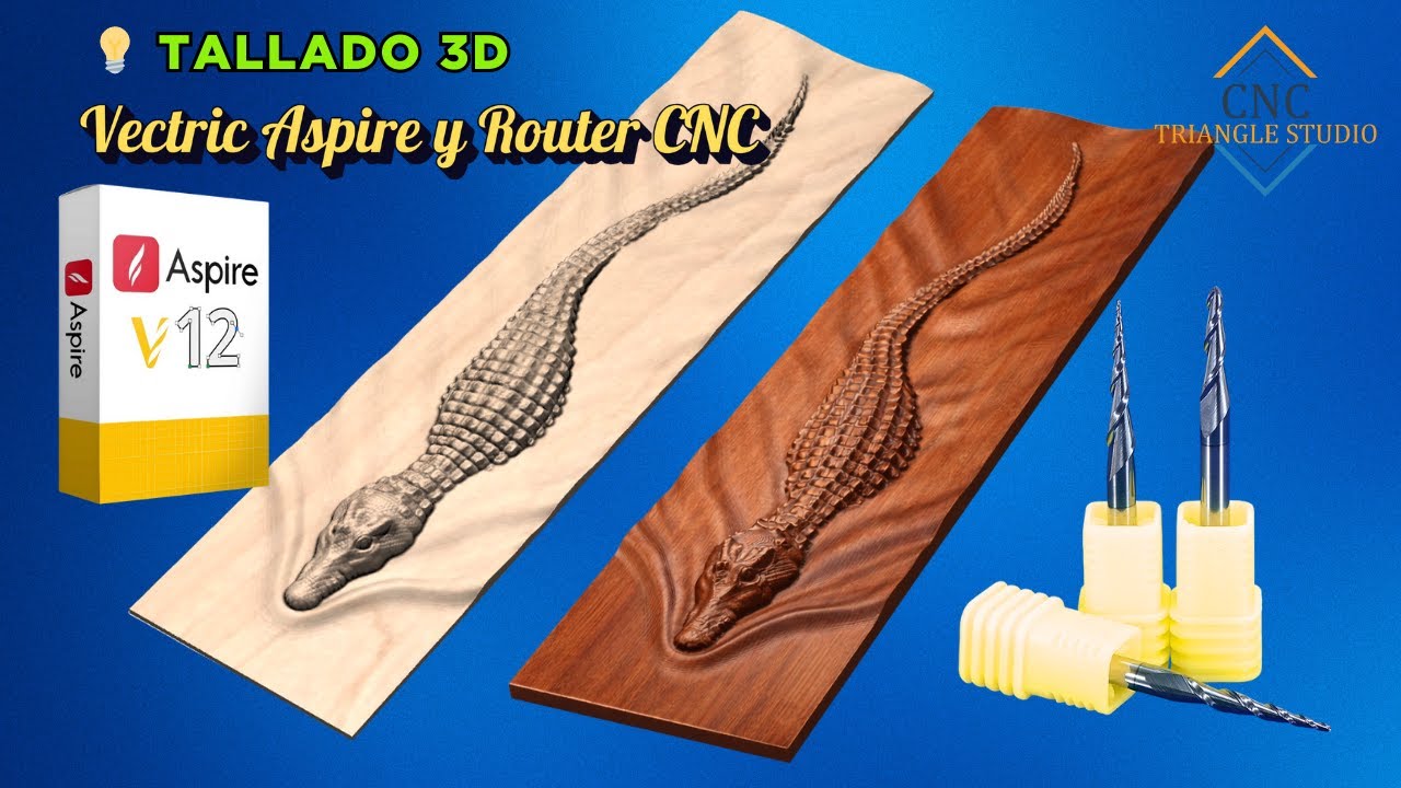 Tallado 3D Consideraciones y Herramientas | Router CNC + Vectric Aspire