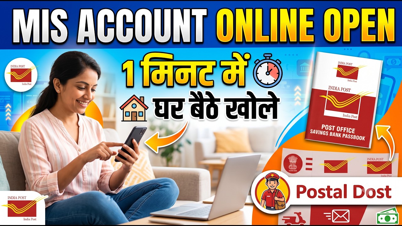 Open an MIS Account Online in 1 Minute from Home 🔴 Post Office MIS Account 2026! Postal Dost