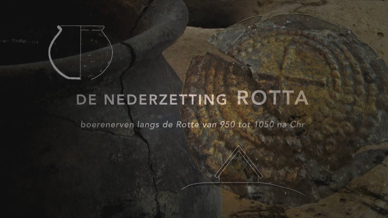 De nederzetting Rotta, boerenerven langs de Rotte van 950 tot 1050 na Chr.