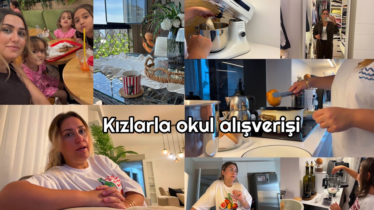 BU SENE ONLARDA GİDİYOR|OKUL ALIŞVERİŞİNE GİTTİK|TAKIMA BAYILDIM|SMOOTHİE YAPTIK|KAHVALTIYA PİŞİ🫓 