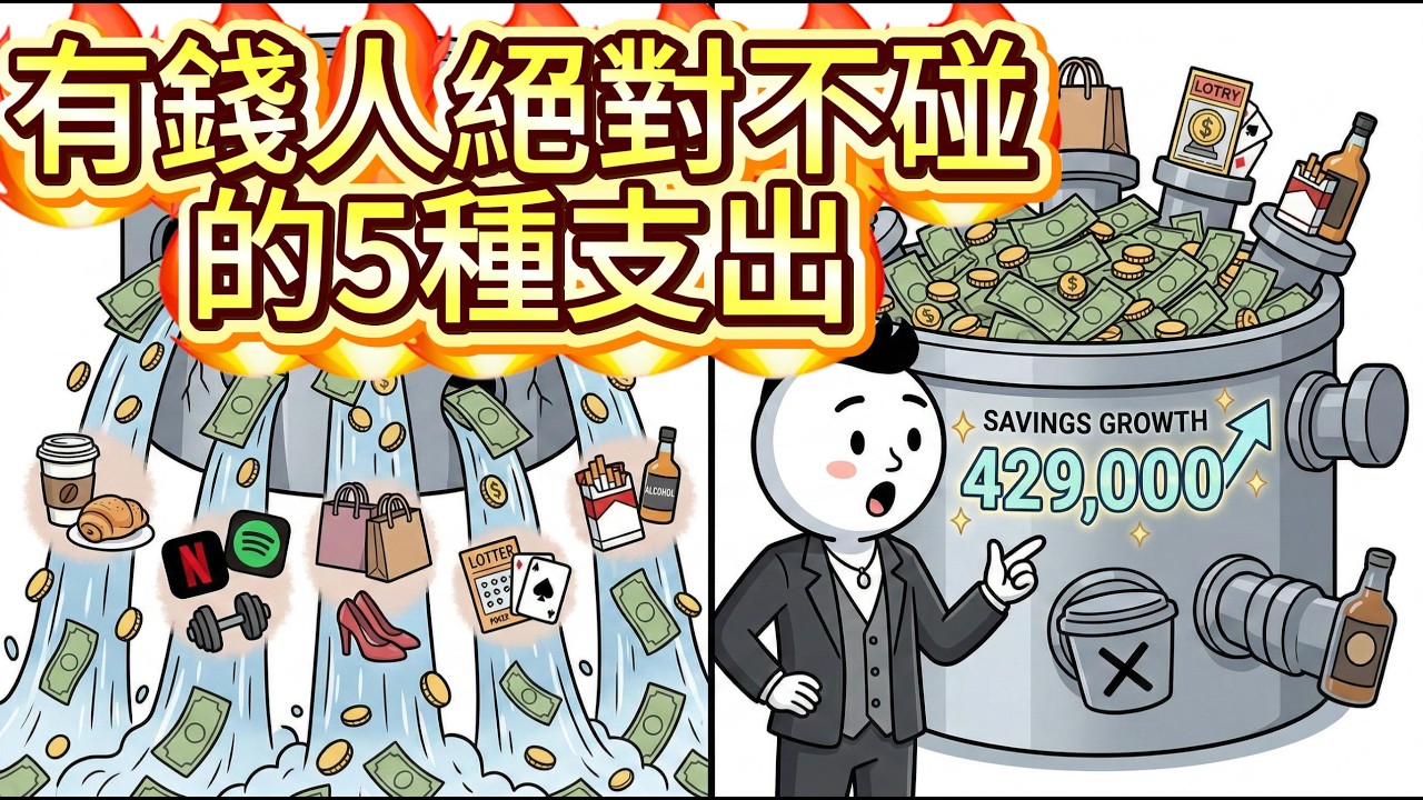 有錢人絕對不碰的5種支出，你中了幾個？