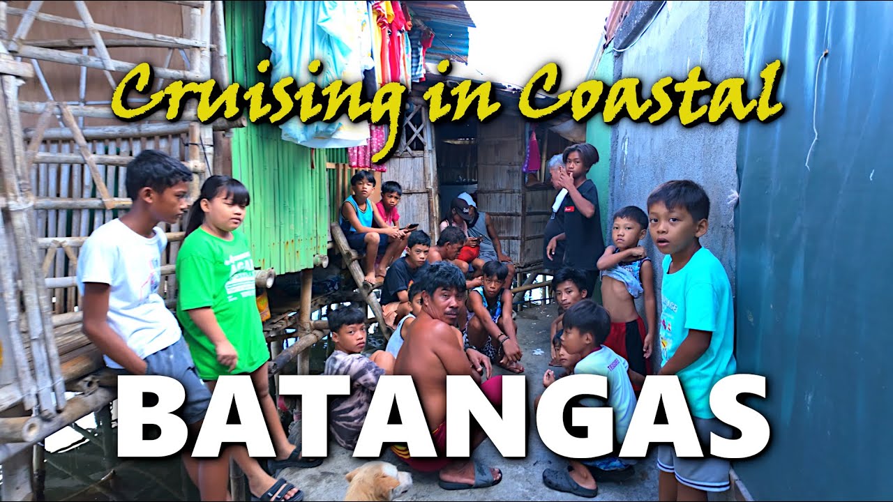 Walking Along Coastal Batangas City | Coastal Life Scenes in Batangas City Batangas Philippines [4K]