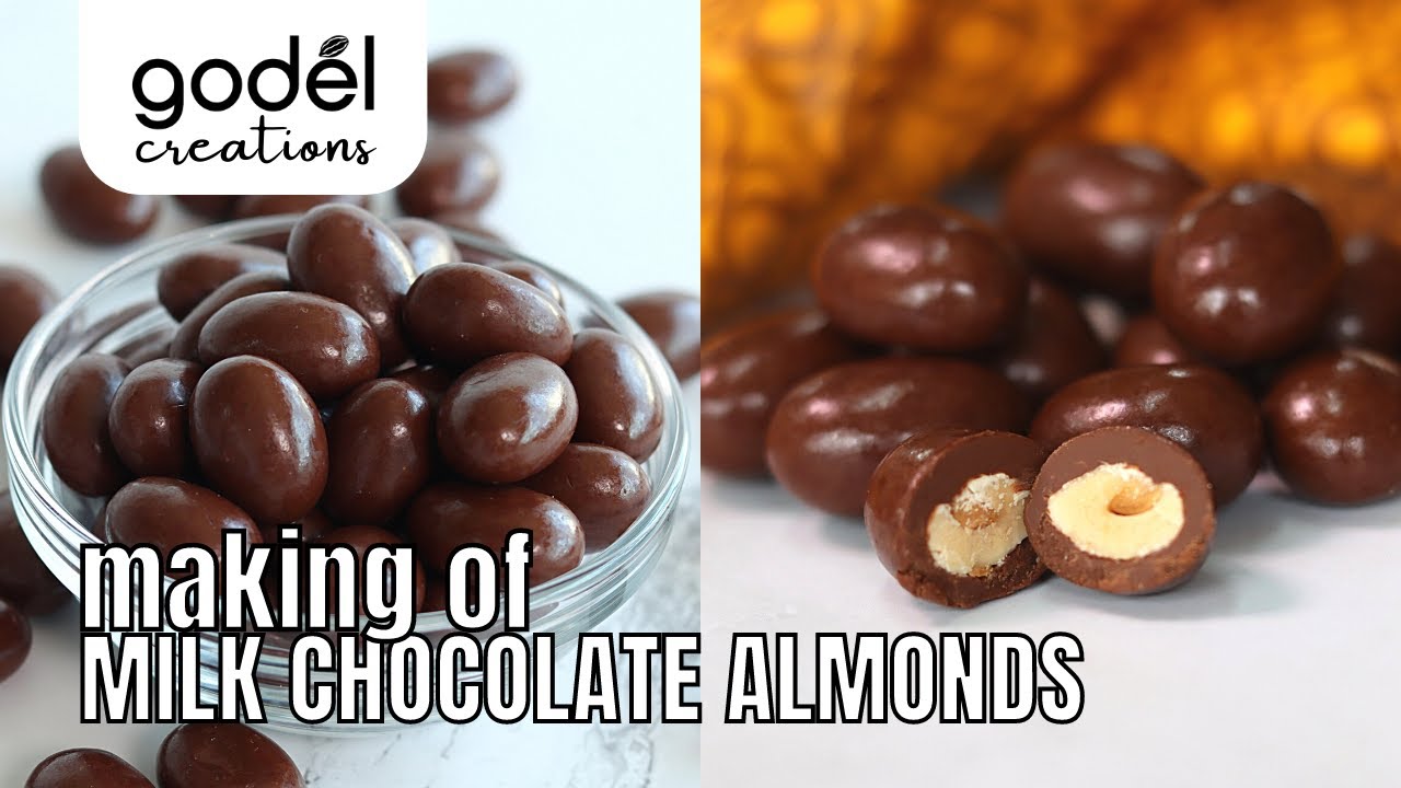 Making of Milk Chocolate Almonds by Godel Creations