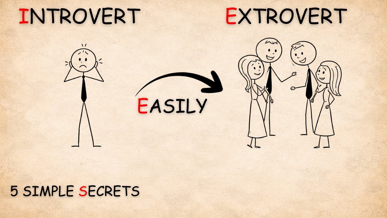 5 simple secret to become extrovert || how to become extrovert from introvert