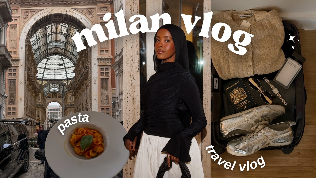 48 hours in Milan 🇮🇹 solo shopping day, best food & brand trip!