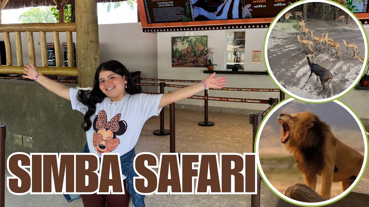 Visitei o SIMBA SAFARI | Passeio no *Simba Safari*
