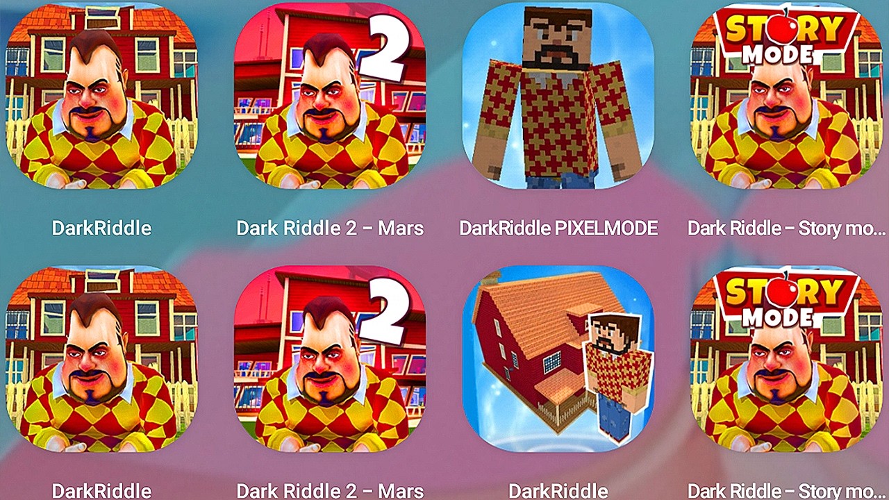 Dark Ridle PIXELMODE,Dark Riddle Story,Dark 2-Mash,Dark Riddle Christmas Game Play