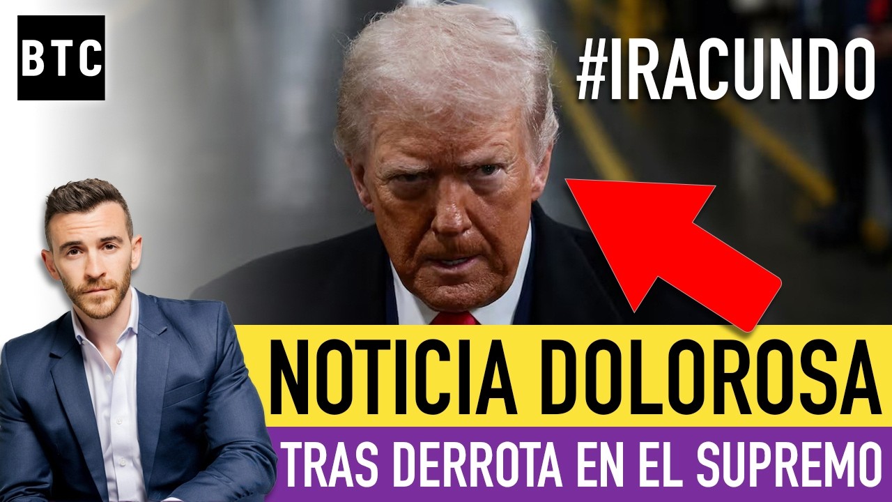 NOTICIA DOLOROSA para Trump tras derrota ante el Tribunal Supremo