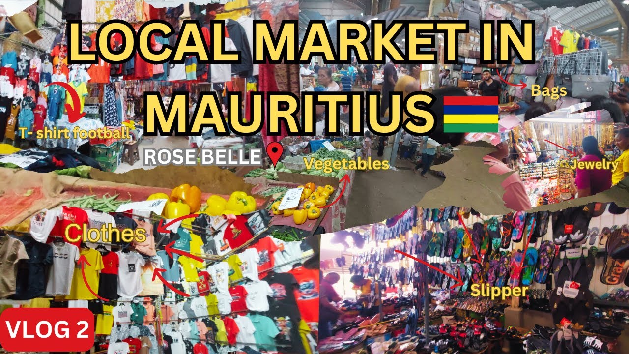 I spent a day at Local Market in Mauritius 🇲🇺