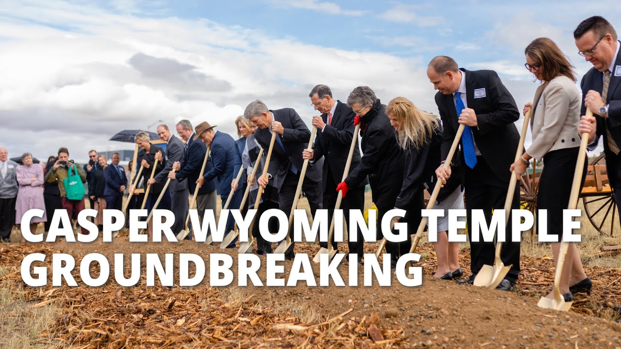 Casper Wyoming Temple Groundbreaking - At a Glance