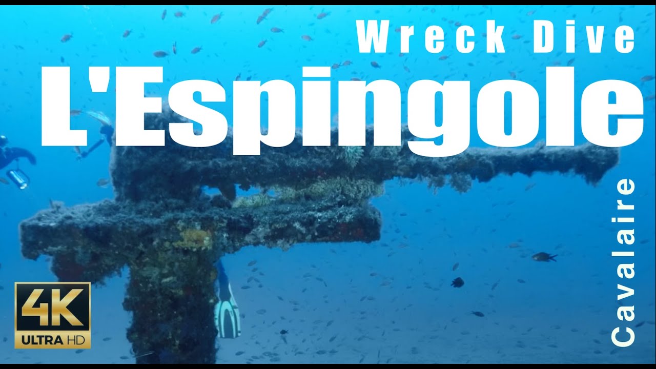 Plongée sur l'épave de l'Espingole - Cavalaire (Wreck dive warship 1902 / Epave Var)
