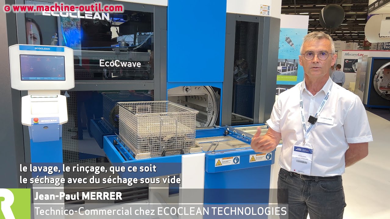 Machine de nettoyage acqueux de pièces industrielles Ecoclean EcoCwave