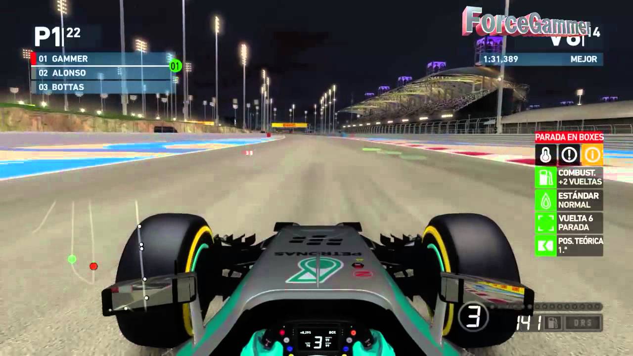 F1 2014 | Modo Trayectoria | GP Bahrein | Temp 1 | Gameplay