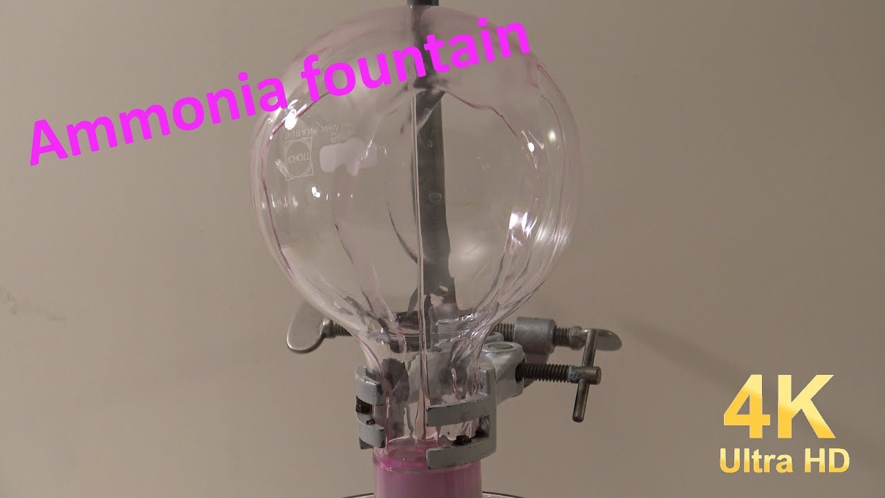 How to prepare the Ammonia fountain