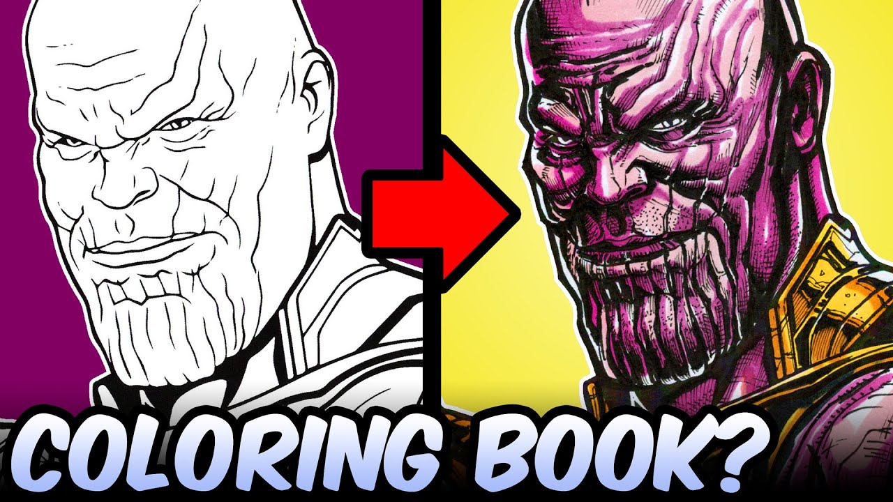 MARVEL ARTIST Colors a CHILDREN'S COLORING BOOK?
