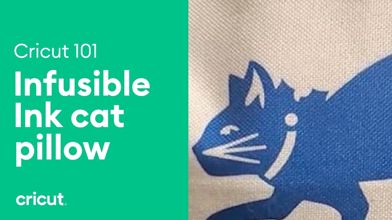 Cricut 101: Infusible Ink Cat Pillow