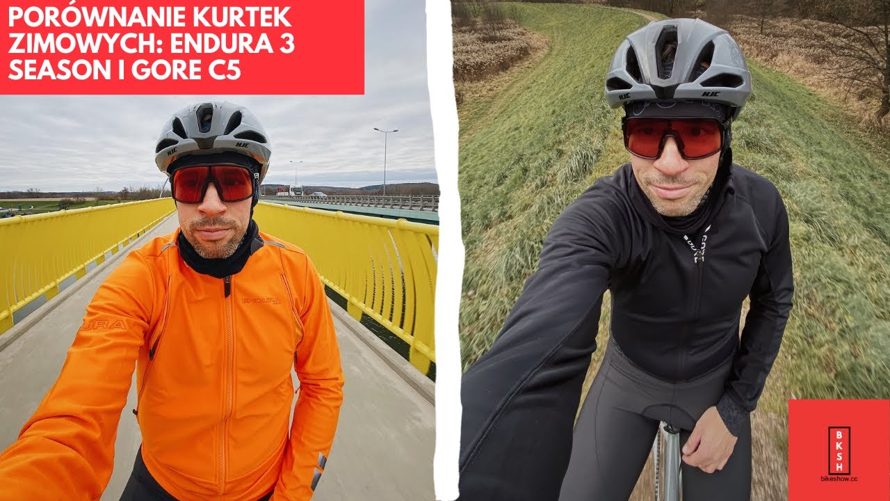 Jedna kurtka na trzy pory roku? Porównujemy zimowe kurtki rowerowe: Endura 3 Season i Gore C5
