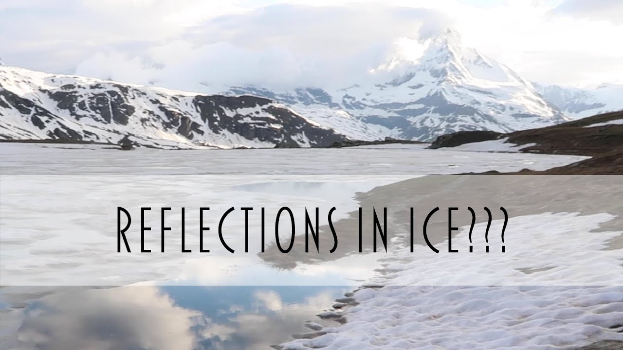Landscape Photography. Zermatt, Switzerland. Ice on the Stellisee.