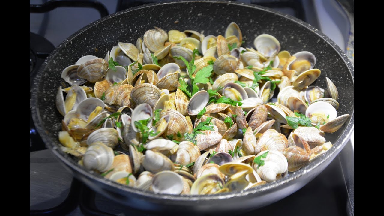 Almejas al ajillo. ¡Increíbles en solo 15 minutos! Los tuppers de mamá.