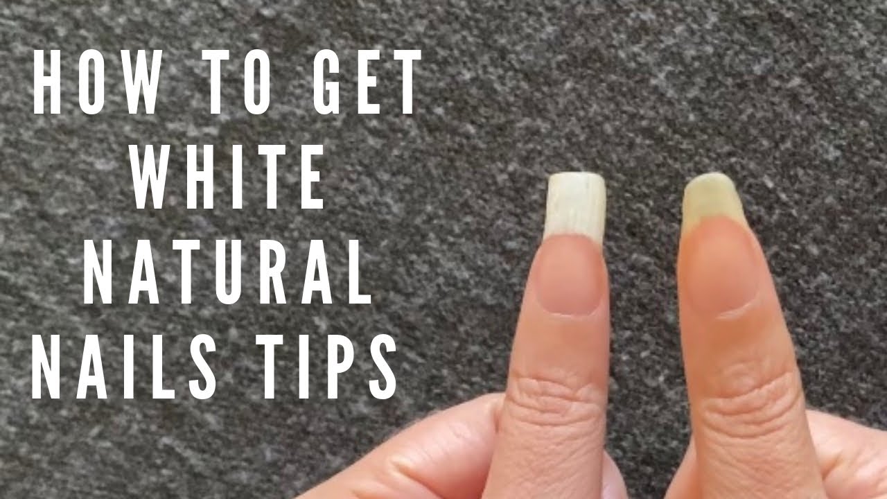 How To Get White Nail Tips | Easy Dollar Tree Hack For Natural Nails
