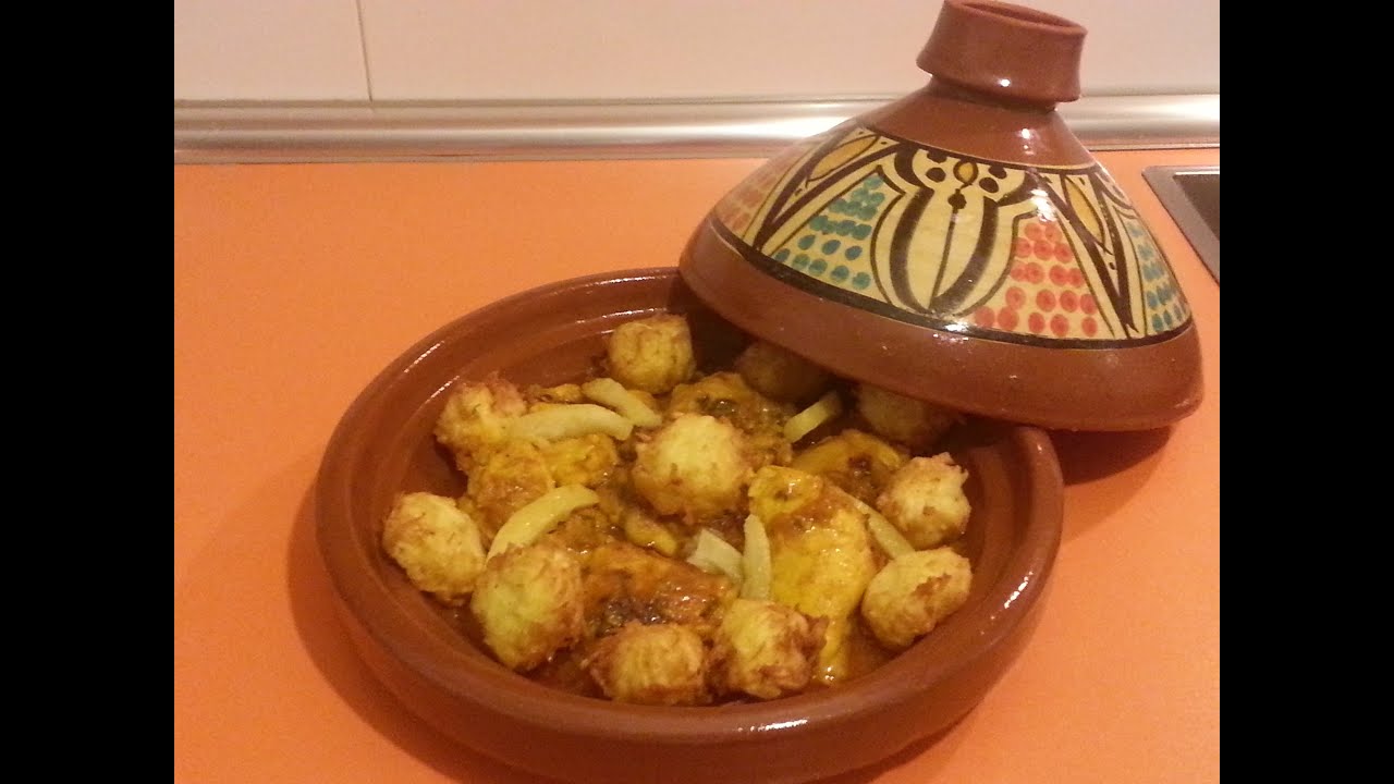 El arte de la cocina árabe - Tajin de pollo con albóndigas de patatas