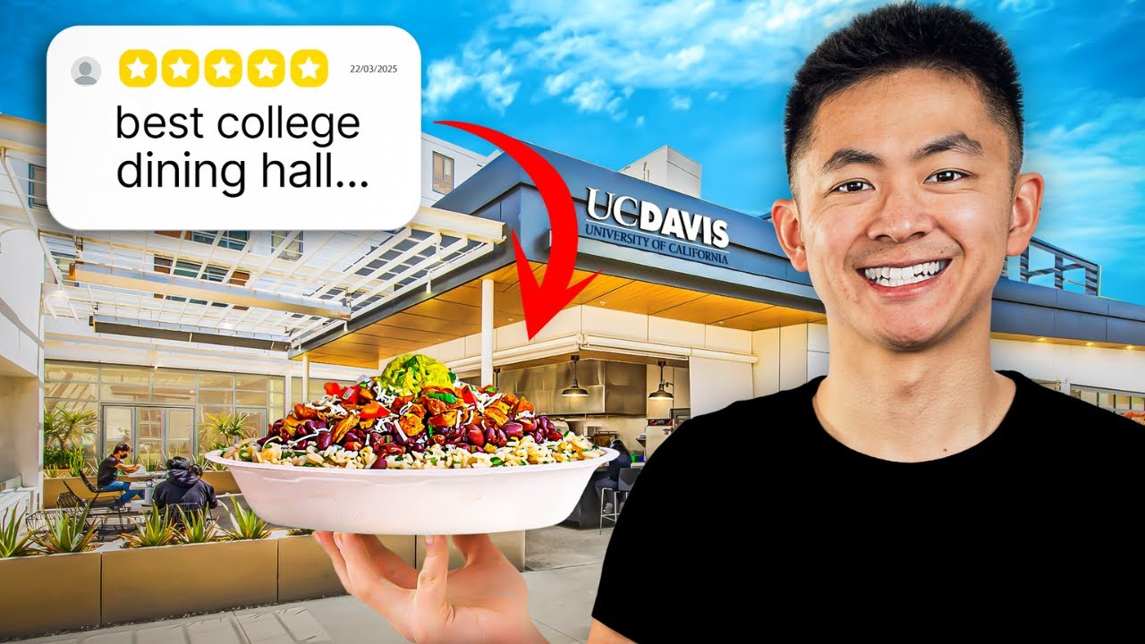 I tried the BEST college dining hall