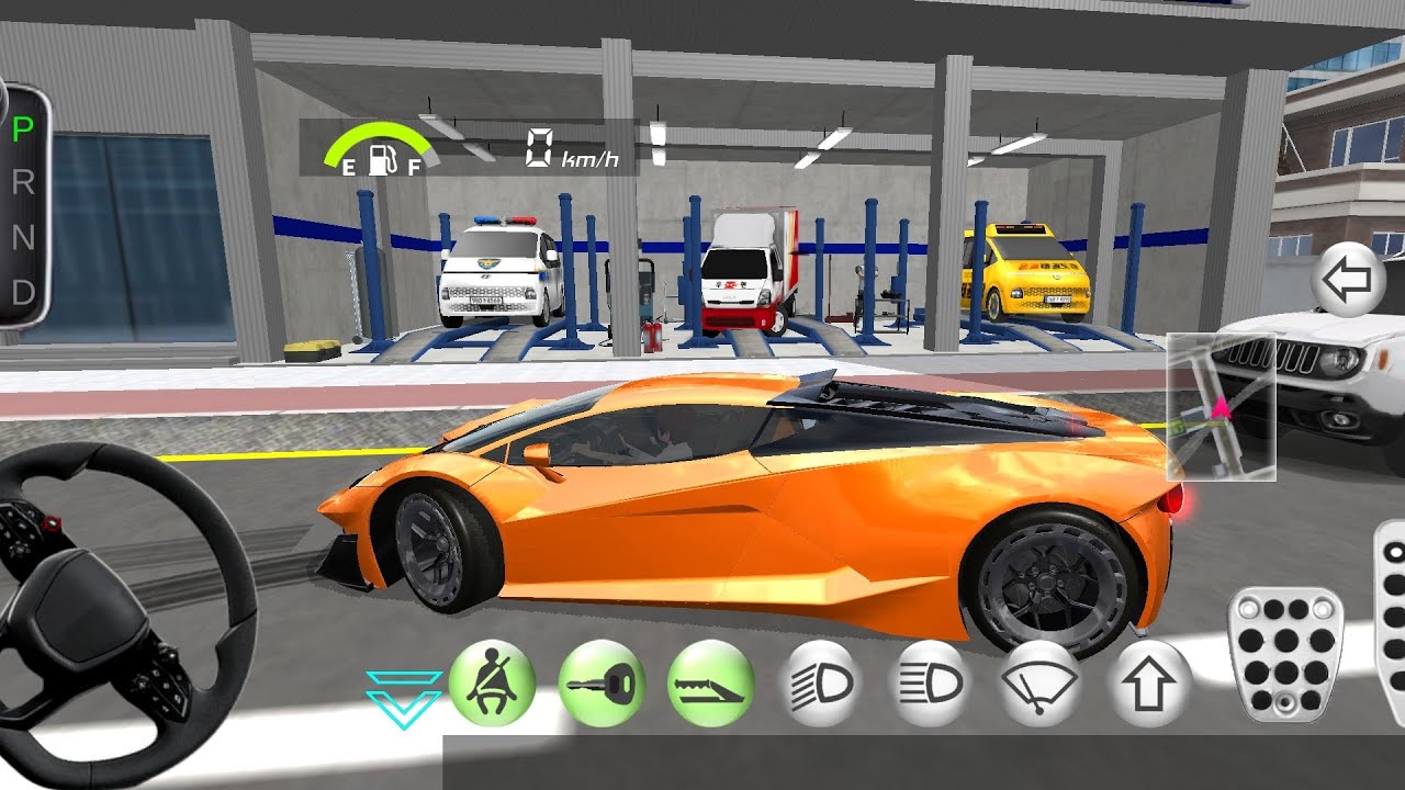 New Cargo Pickup Truck & orange Lamborghini For Parking P 3D Driving Class 2026 - Android Gameplay