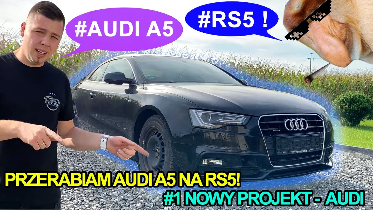 Przerabiam Audi A5 na RS5! |#1 Nowy projekt Audi A5!
