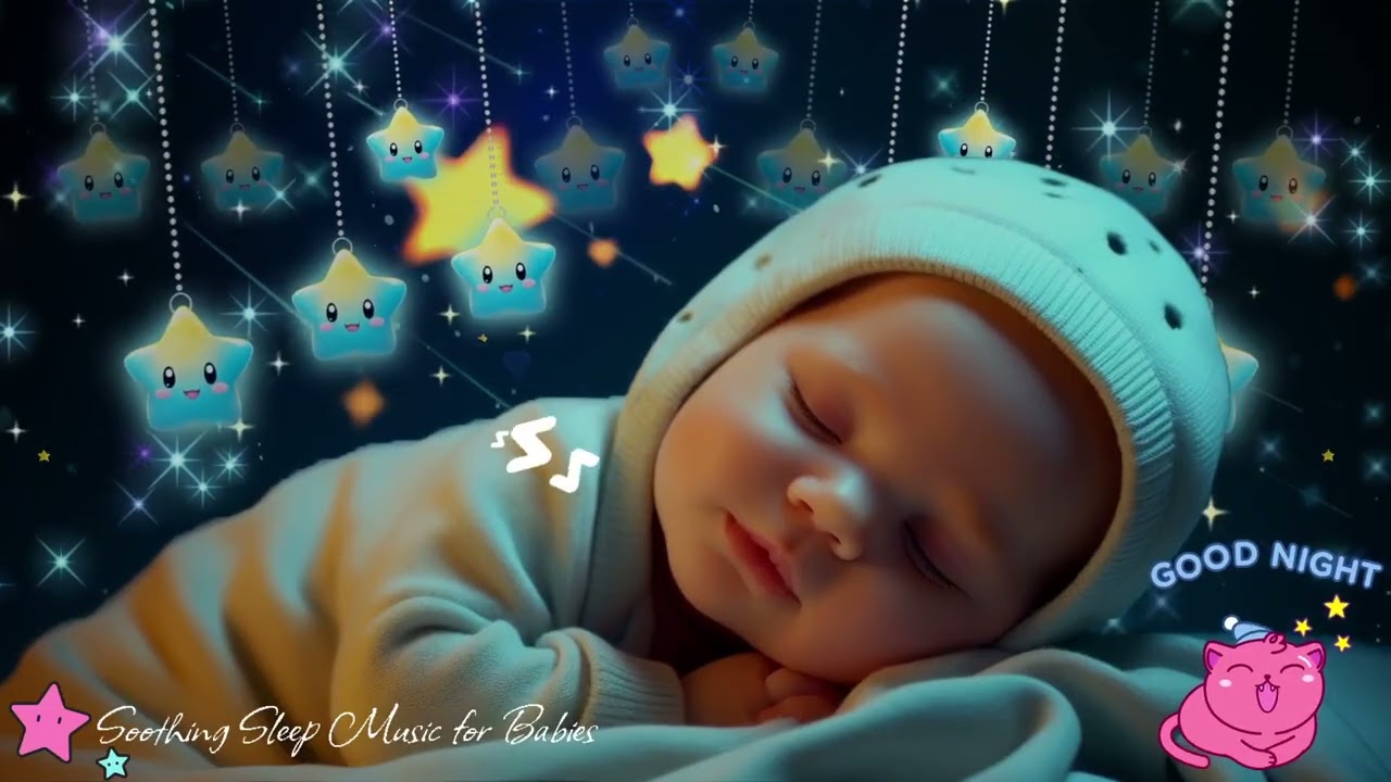 Mozart Brahms Lullaby 💤 Bedtime Routine for Babies 🎵 Sleep in 3 Minutes 🎵 Baby Sleep Fast