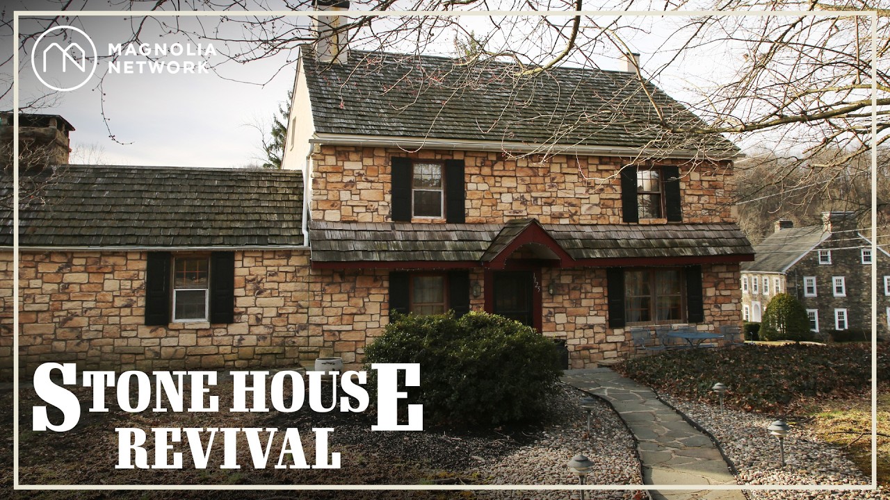 1824 Farmhouse Gets Stunning Makeover for Young Couple | Stone House Revival | Magnolia Network