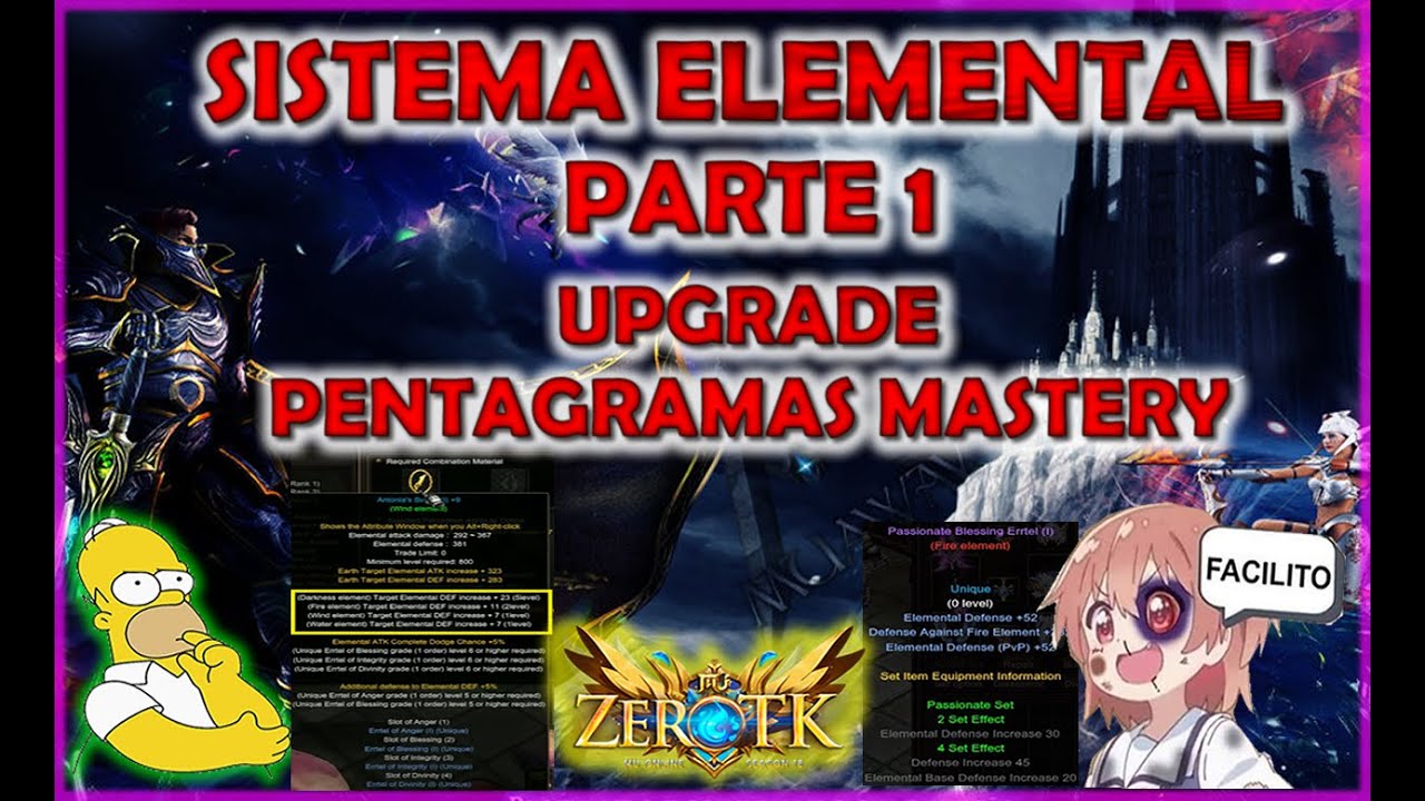 Upgrade Pentagrama Mastery  Parte 1 // Sistema Elemental