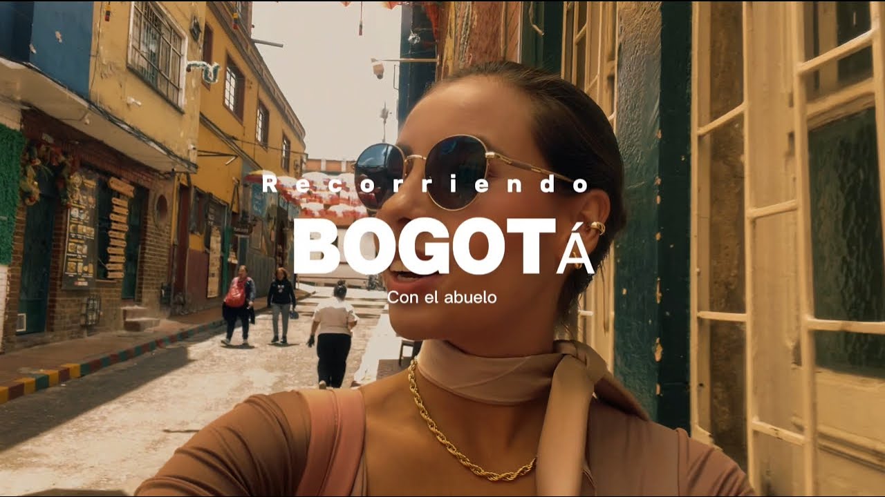 Recorriendo las calles de Bogotá Colombia con el abuelo! 