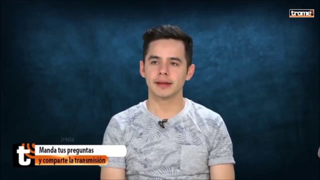 David Archuleta @ Trome FULL Interview + NUMB & CRUSH (30 Nov 2017)