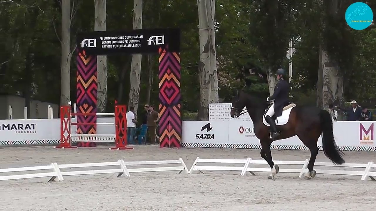 Ольга Симонова и Ренди, Выездка Малый приз, Бишкек, 13-05-23., 7-е место, 61,224%