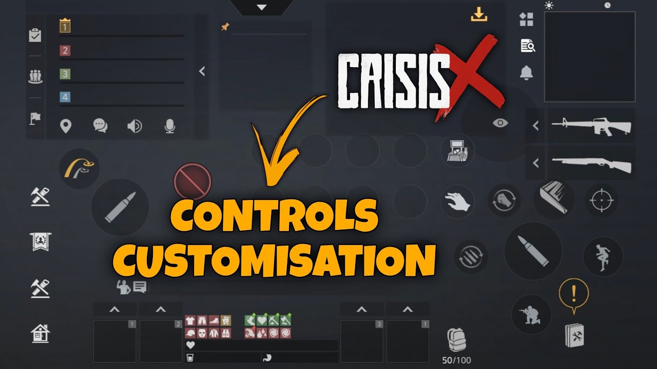 HOW TO CUSTOMIZE CONTROLS IN CRISISX GAME? CONTROL CUSTOMISATION IN CRISISX | PART-14 |