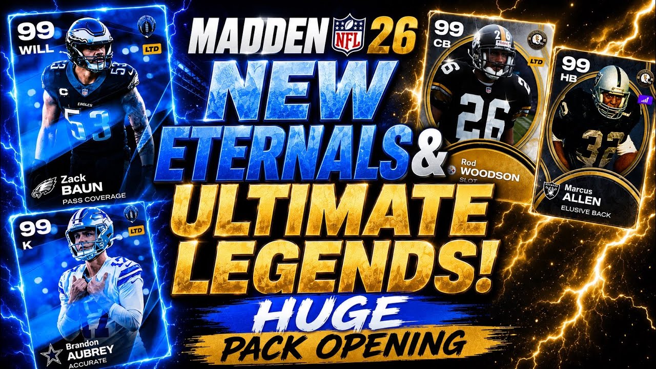 LAST ULTIMATE LEGENDS DROP OF THE YEAR! NEW ETERNALS PLAYERS ARE CRACKED! HUGE PACK OPENING!