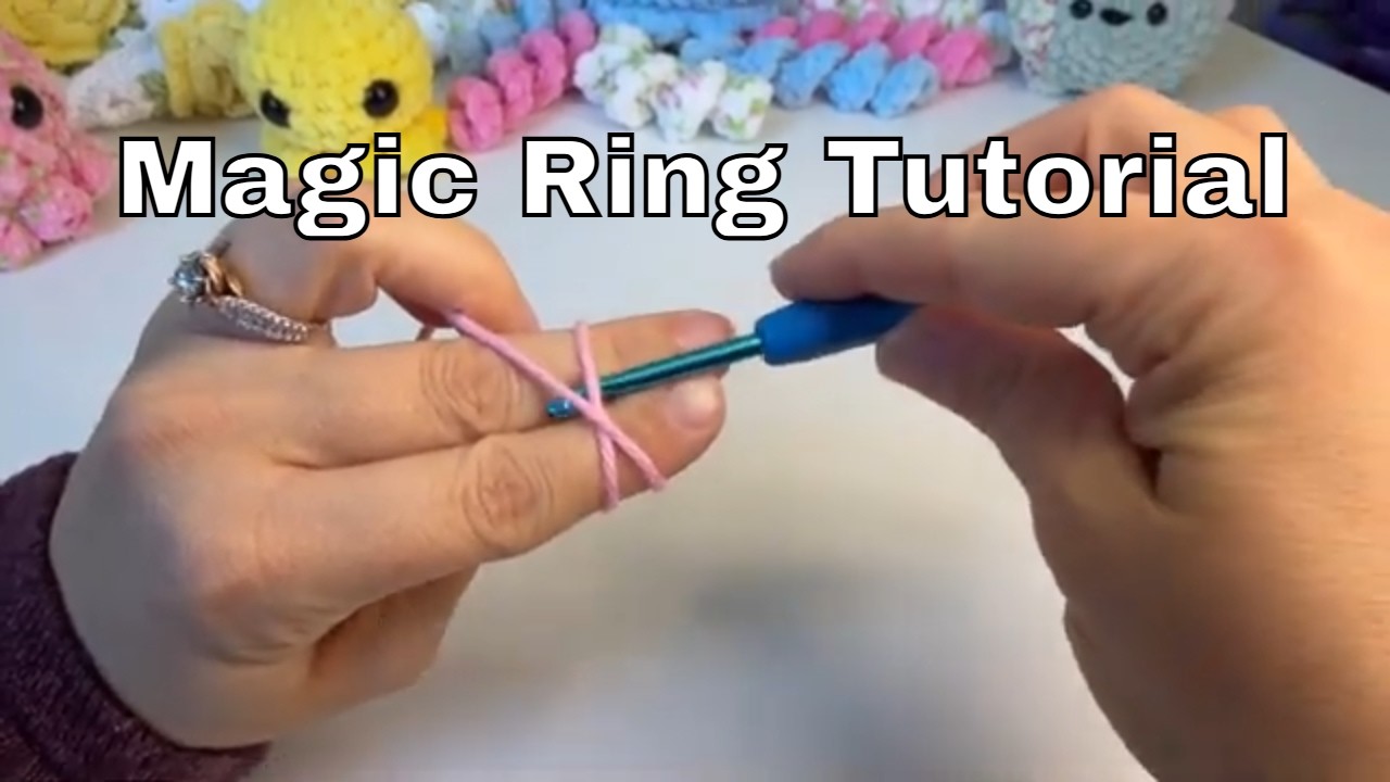 Magic Ring Tutorial | Complete beginner, Step by step #crochettutorialforbeginners