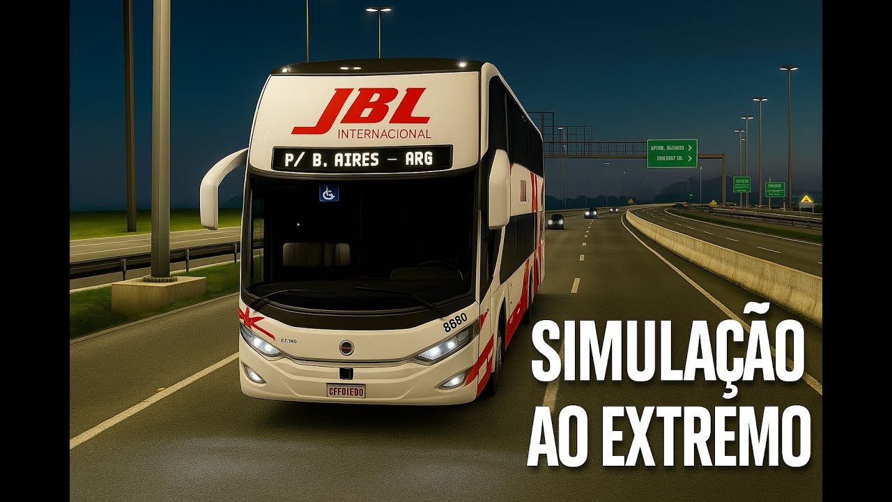 EURO TRUCK SIMULAOR 2 MAPA EAA PT 2 | PARADISO G8 1800DD | R. JANEIRO/RJ x B. AIRES/ARG