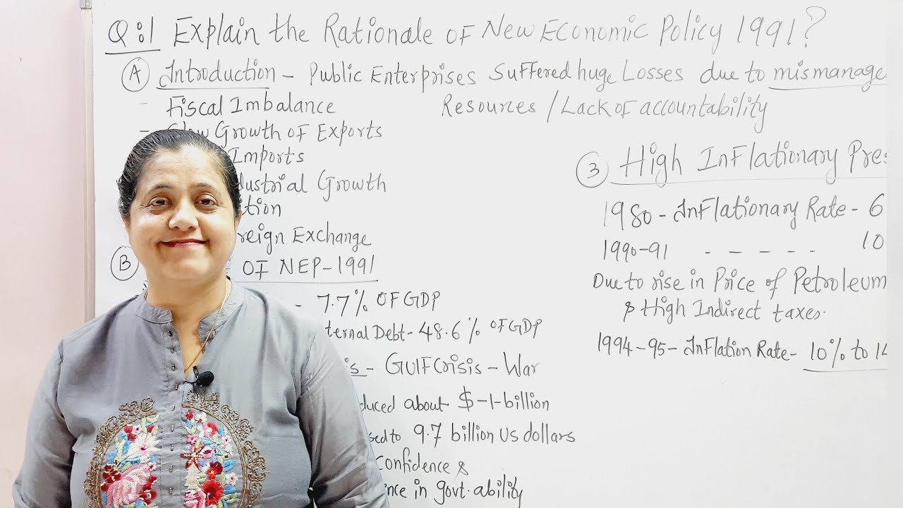 Rationale Of New Economic Policy of 1991 | New Economic Policy 1991 (Part - 1)