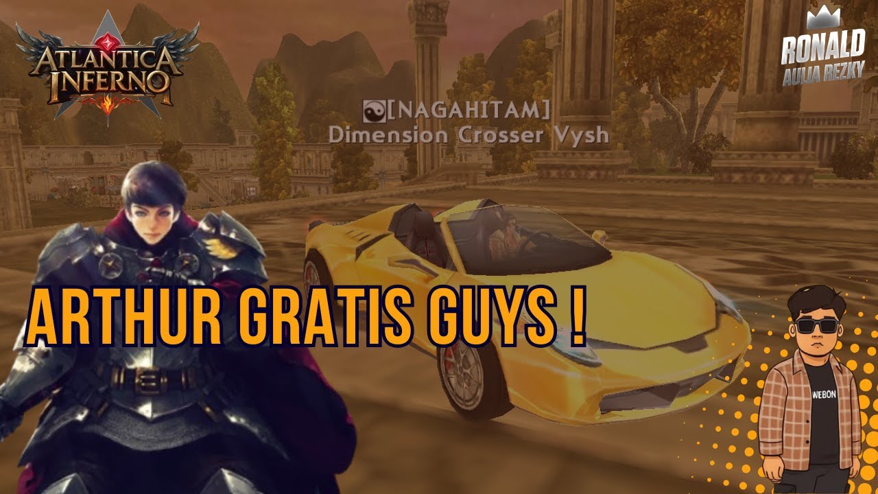 Arthur Gratis di Atlantica Inferno, apalagi kita gasskeun terus!!  #atlanticarebirthindonesia  #Vysh