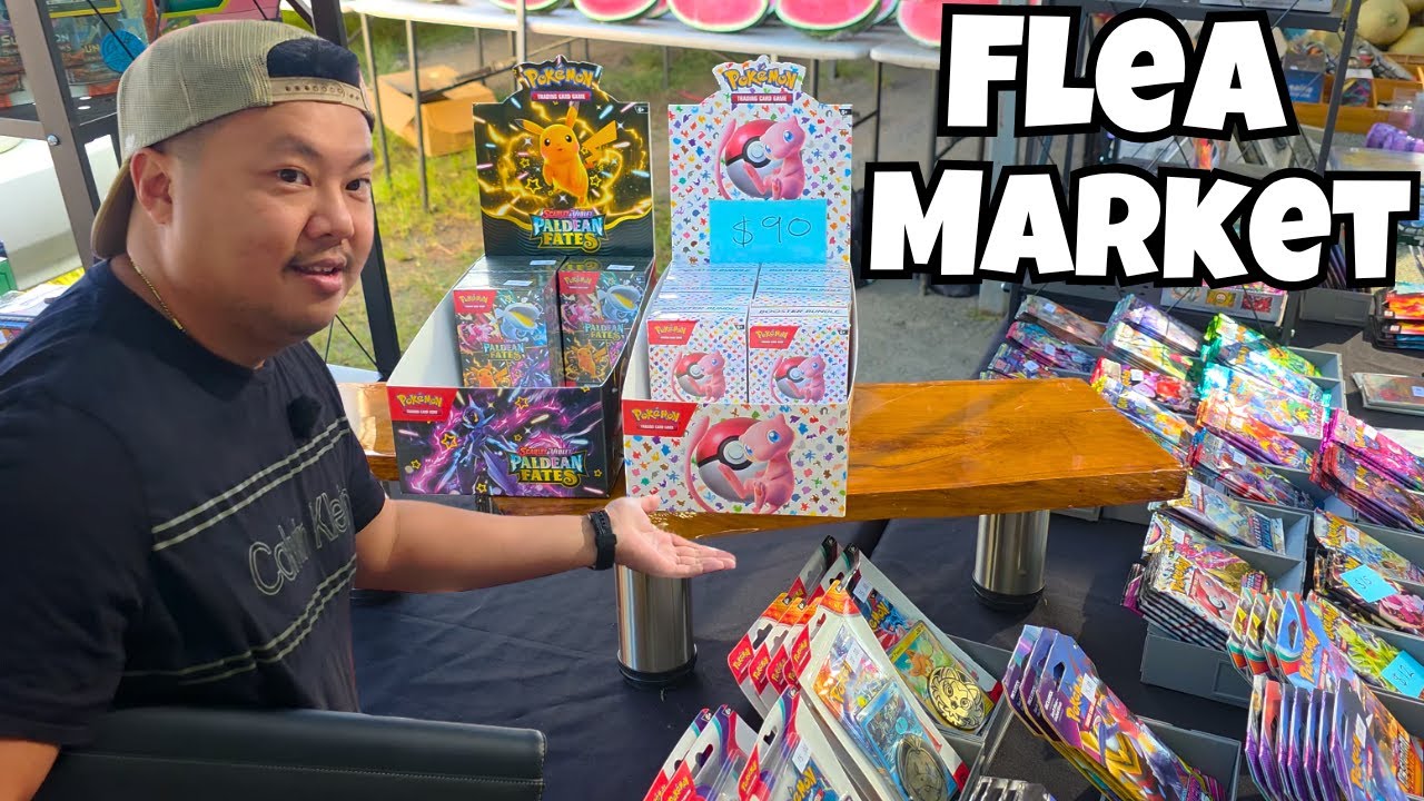 Shopping For Pokemon Cards At The Flea Markets - Hidden Gems?!