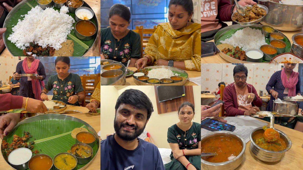 టెంపుల్ నుండి వచ్చే దారిలో🤷🏻‍♂️నెల్లూరులో ఆగి భోజనం చేసి మళ్లీ బయలుదేరాము😀#deevena#ydtv#yodha#family