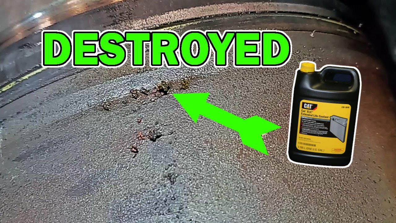 Coolant can DESTROY your Engine faster than Bad Oil. Cavitation and Liner Pitting.